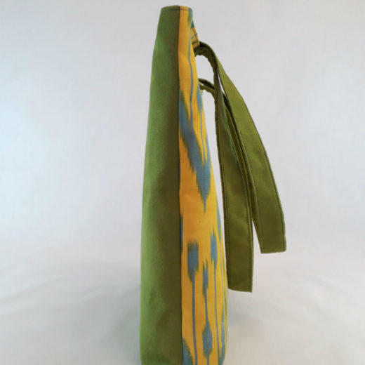 bolso tote mujer lateral verde