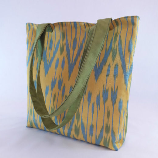 bolso tote mujer diseños claros ikat