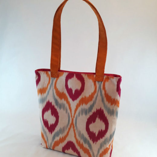 tote mujer ikat multicolor