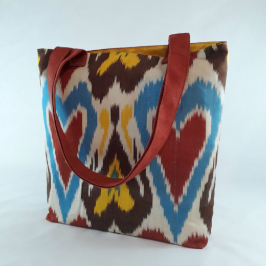 bolso tote mujer multicolor corazón