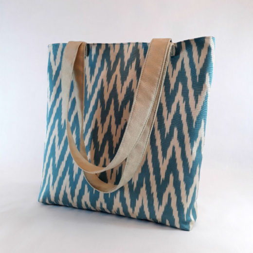 bolso tote mujer ikat colores claros